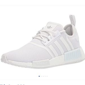Adidas NMD_r1 Sneaker white / silver / size 8 MENS